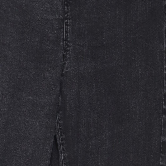 George Womens Grey  Denim Skinny Jeans Size 14 L27 in