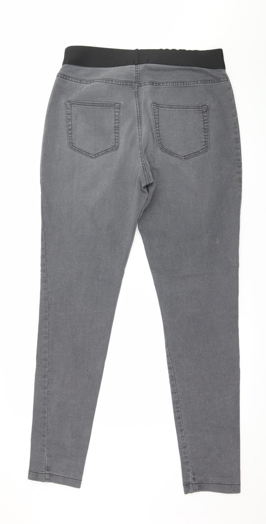 Preworn Womens Grey  Denim Jegging Jeans Size 34 in L31 in