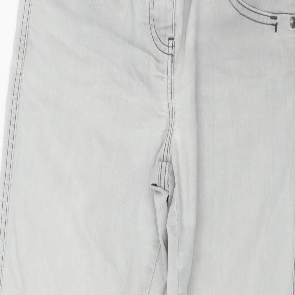 Marks and Spencer Womens Grey  Denim Skinny Jeans Size 10 L27 in