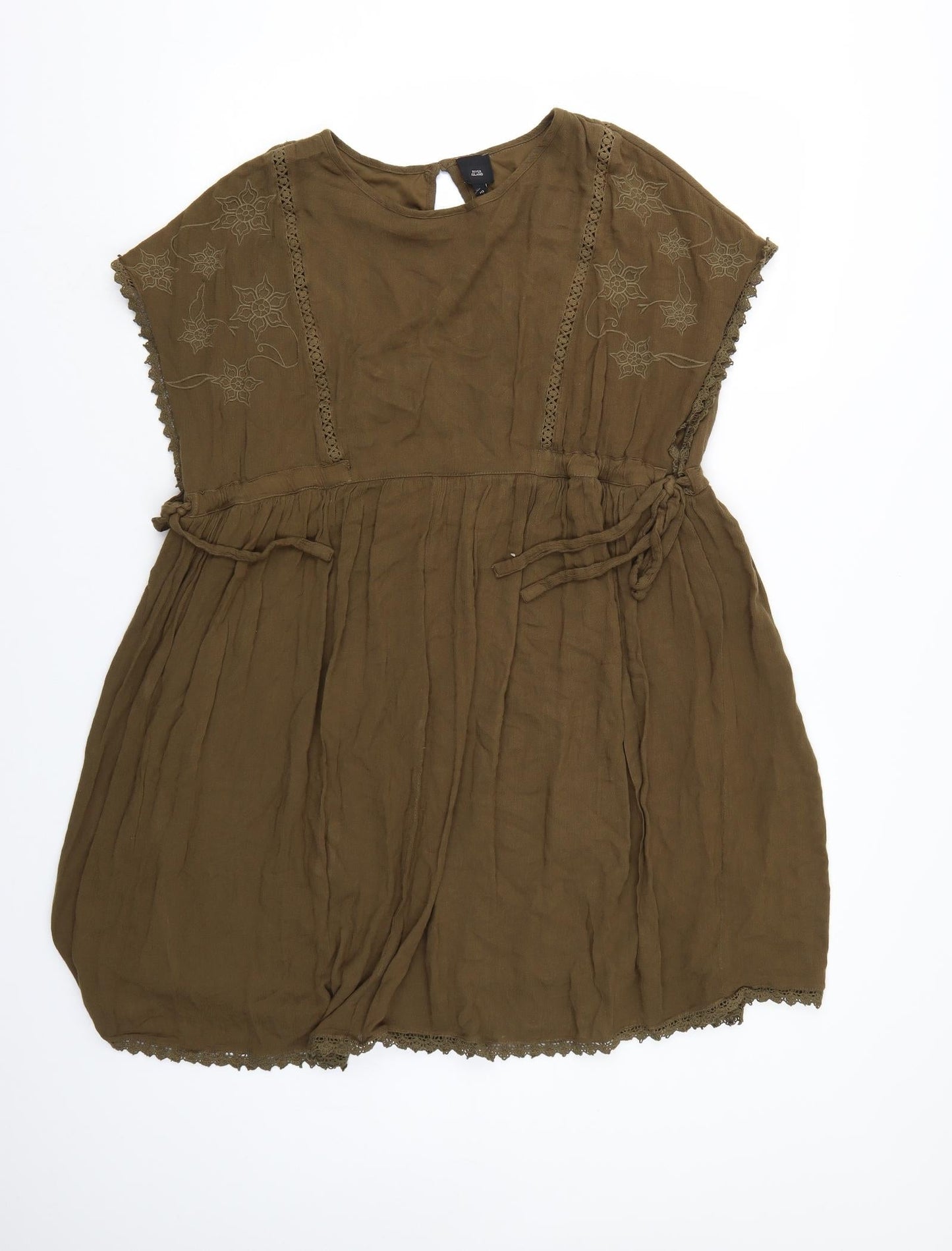 River Island Womens Green   Tank Dress  Size 10