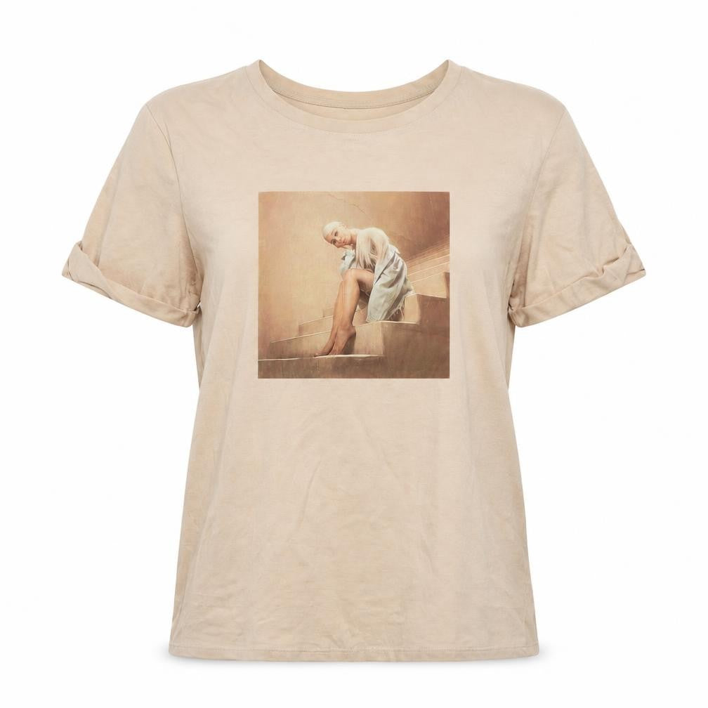 Divided Womens Ivory   Basic T-Shirt Size S