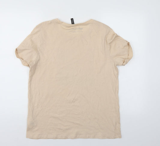 Divided Womens Ivory   Basic T-Shirt Size S