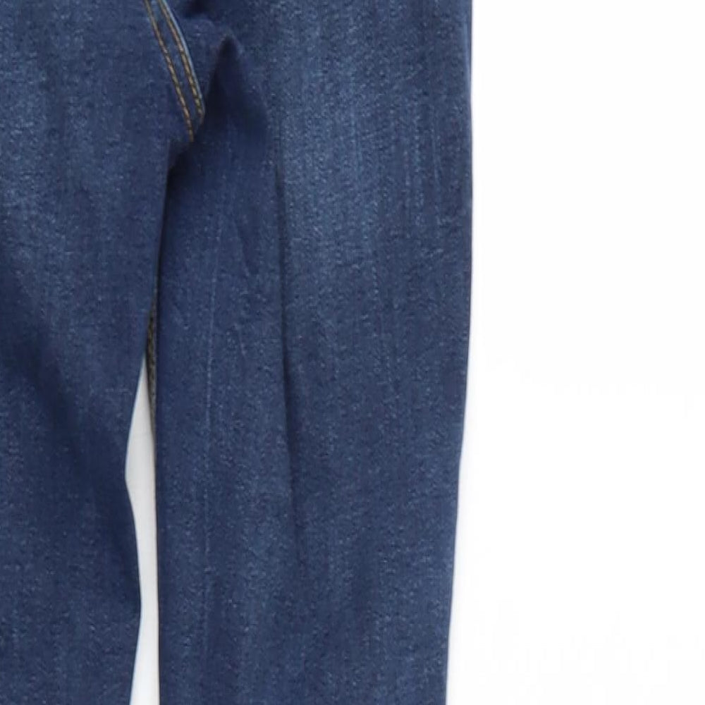 Denim & Co. Womens Blue  Denim Skinny Jeans Size 8 L28 in - Elastic Waist