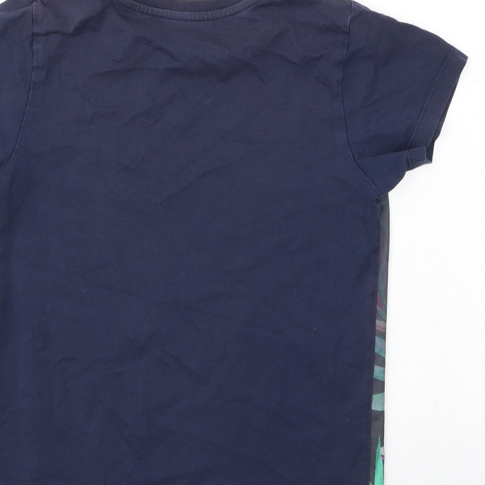 Boys Boys Multicoloured Floral  Basic T-Shirt Size 10 Years