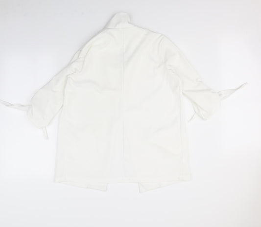 Boohoo Womens White   Jacket  Size 12