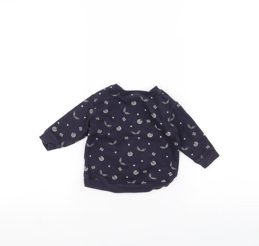 River Island  Blue   Pullover Jumper Size 0-3 Months