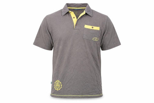 Blue Wahoo Mens Brown    Polo Size M