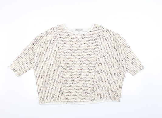 NEXT Womens White   Pullover Jumper Size 10