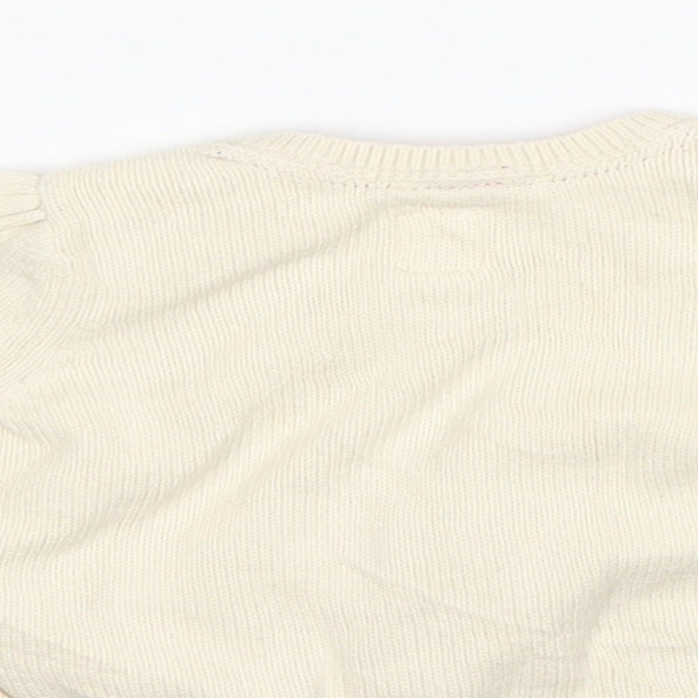 Gap Girls Beige   Pullover Jumper Size 3-6 Months  - love