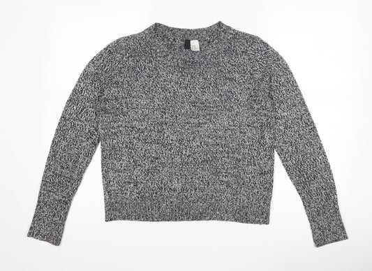 H&M Womens Grey   Pullover Jumper Size XS