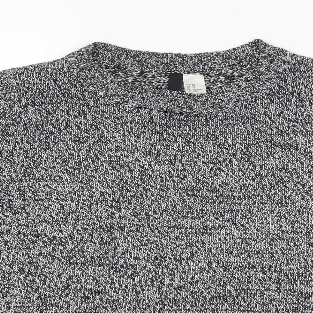 H&M Womens Grey   Pullover Jumper Size XS