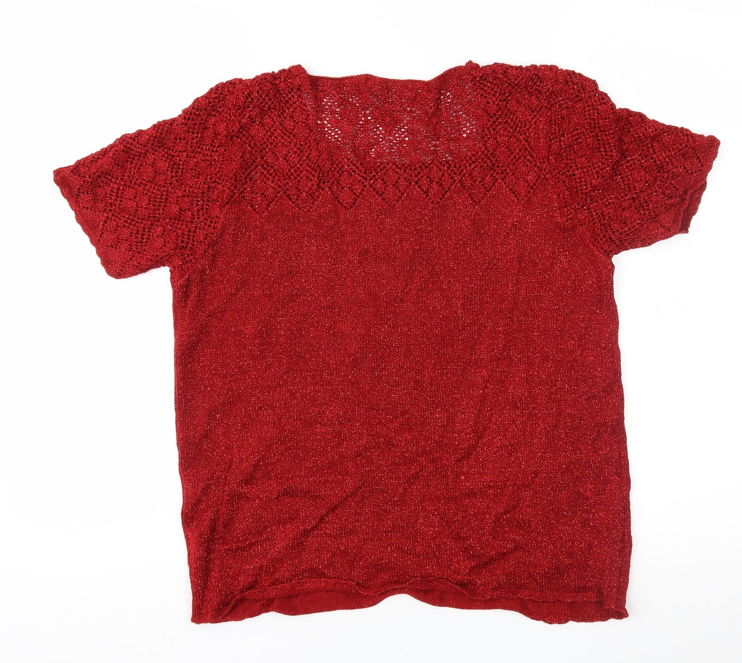 Berkertex Womens Red  Knit Pullover Jumper Size 14