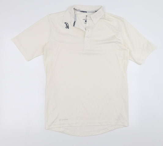 kookaburra Mens Ivory    Polo Size S