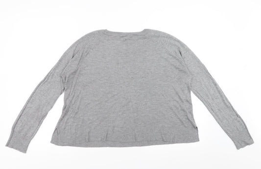 Zara Womens Grey   Pullover Jumper Size M