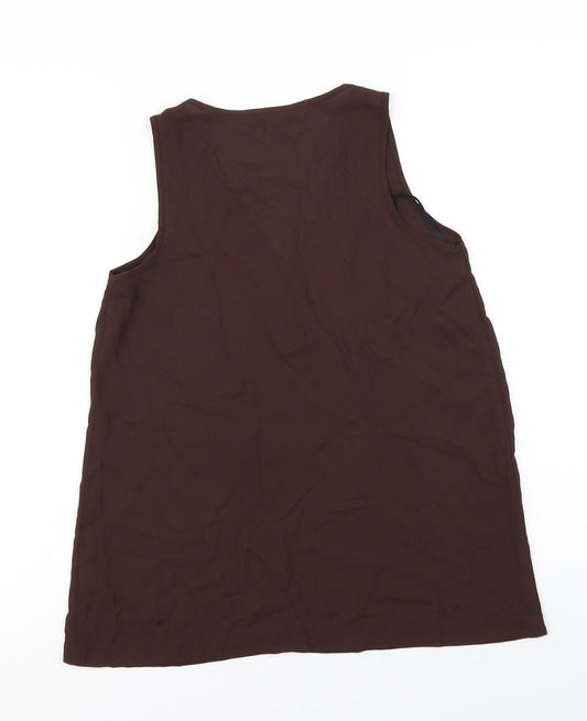 Dorothy Perkins Womens Brown   Basic Blouse Size 6