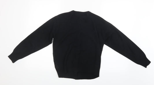 Jones New York Womens Black  Knit Cardigan Jumper Size S