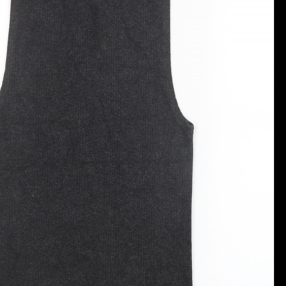 New Look Womens Grey   Basic T-Shirt Size 10