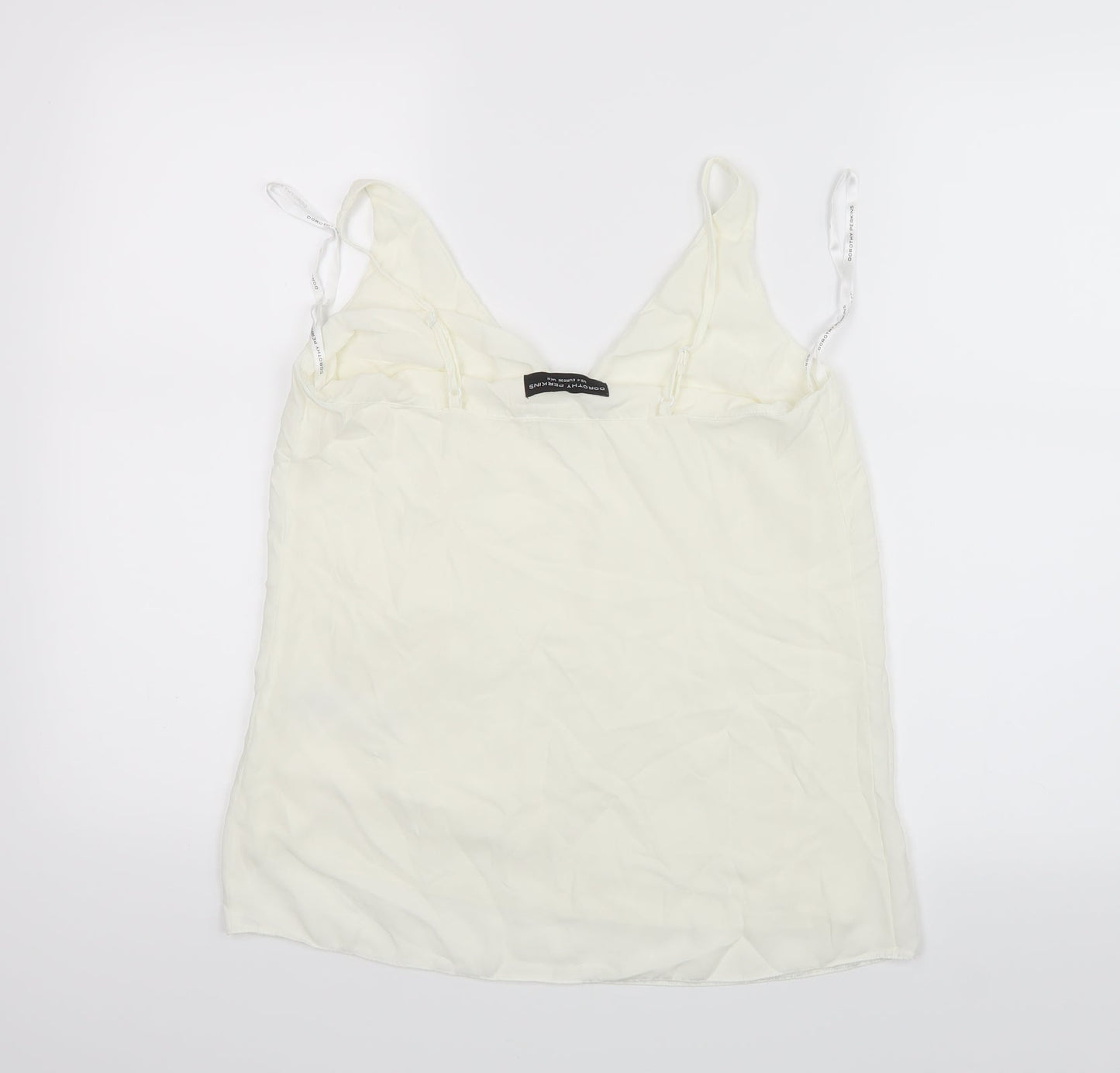 Dorothy Perkins Womens White   Basic Blouse Size 8