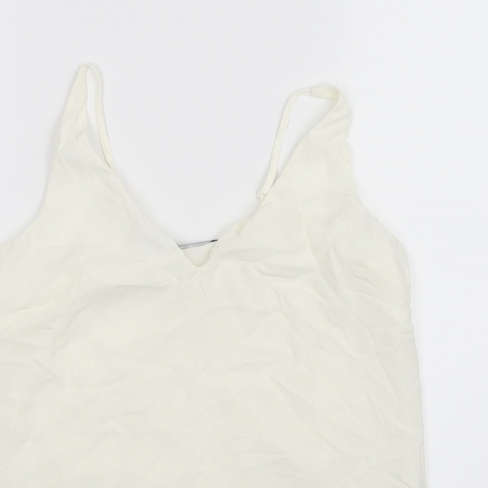 Dorothy Perkins Womens White   Basic Blouse Size 8