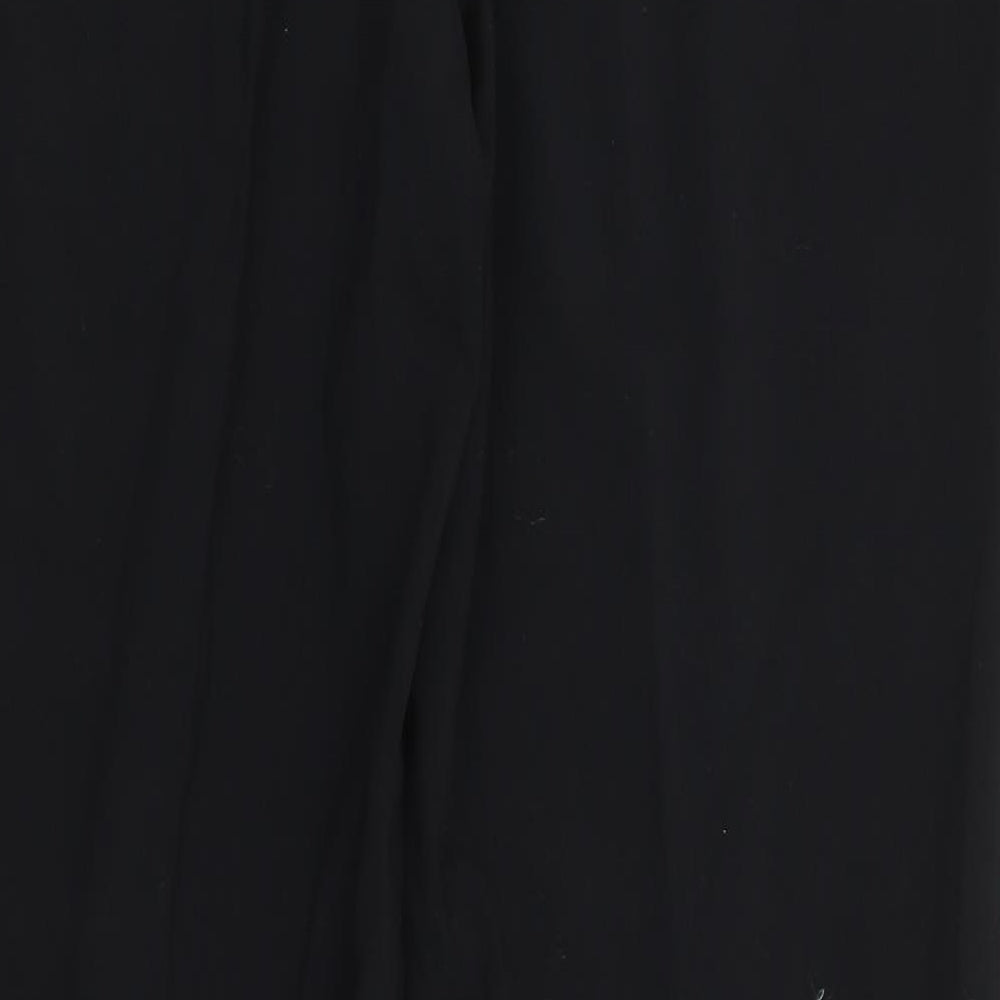M&S Womens Black   Trousers  Size 14 L28 in