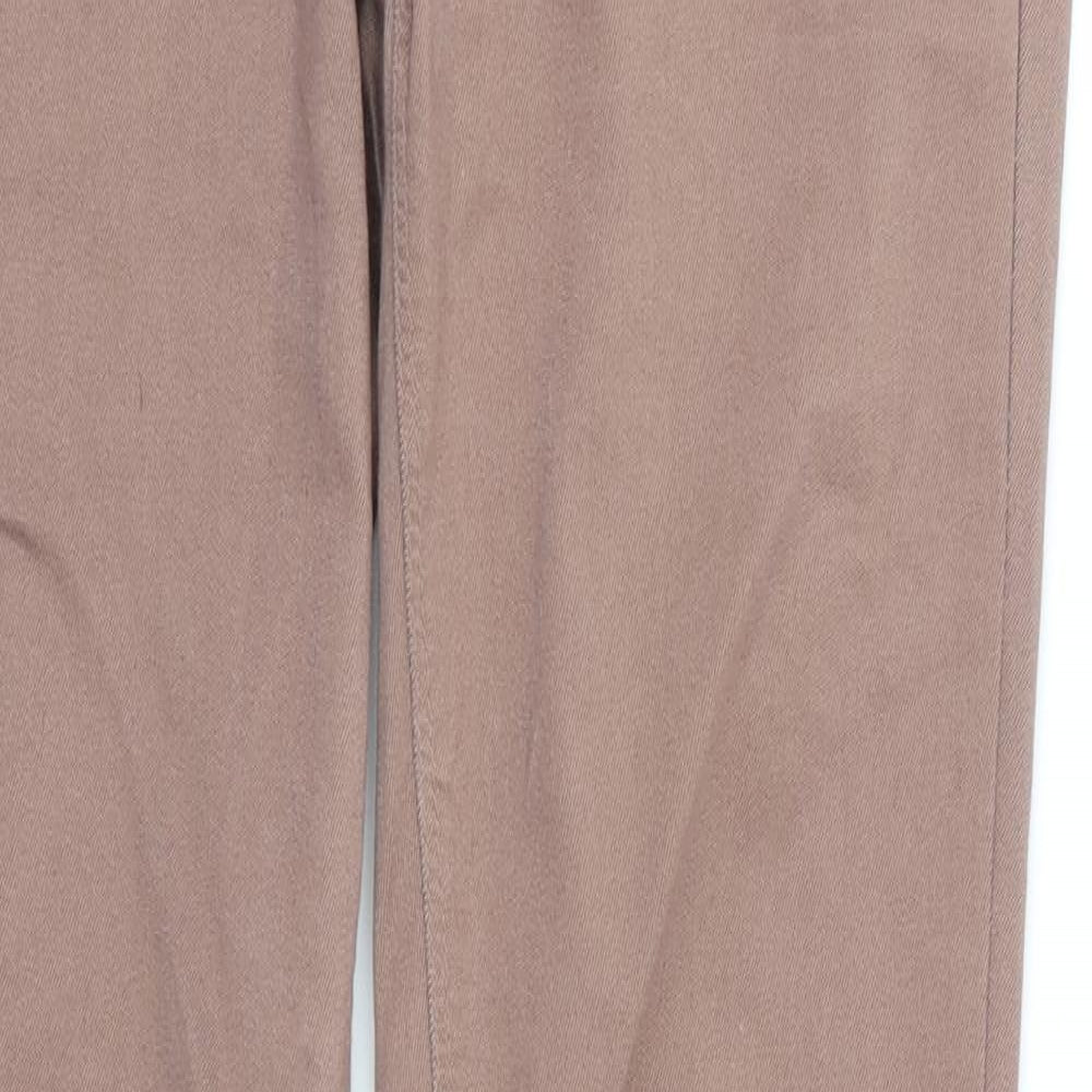DENIM AND CO Womens Pink   Skinny Jeans Size 8 L31 in