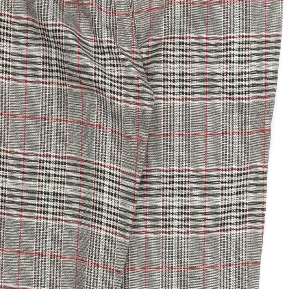 River Island Womens Beige Check  Trousers  Size 34 in L27 in