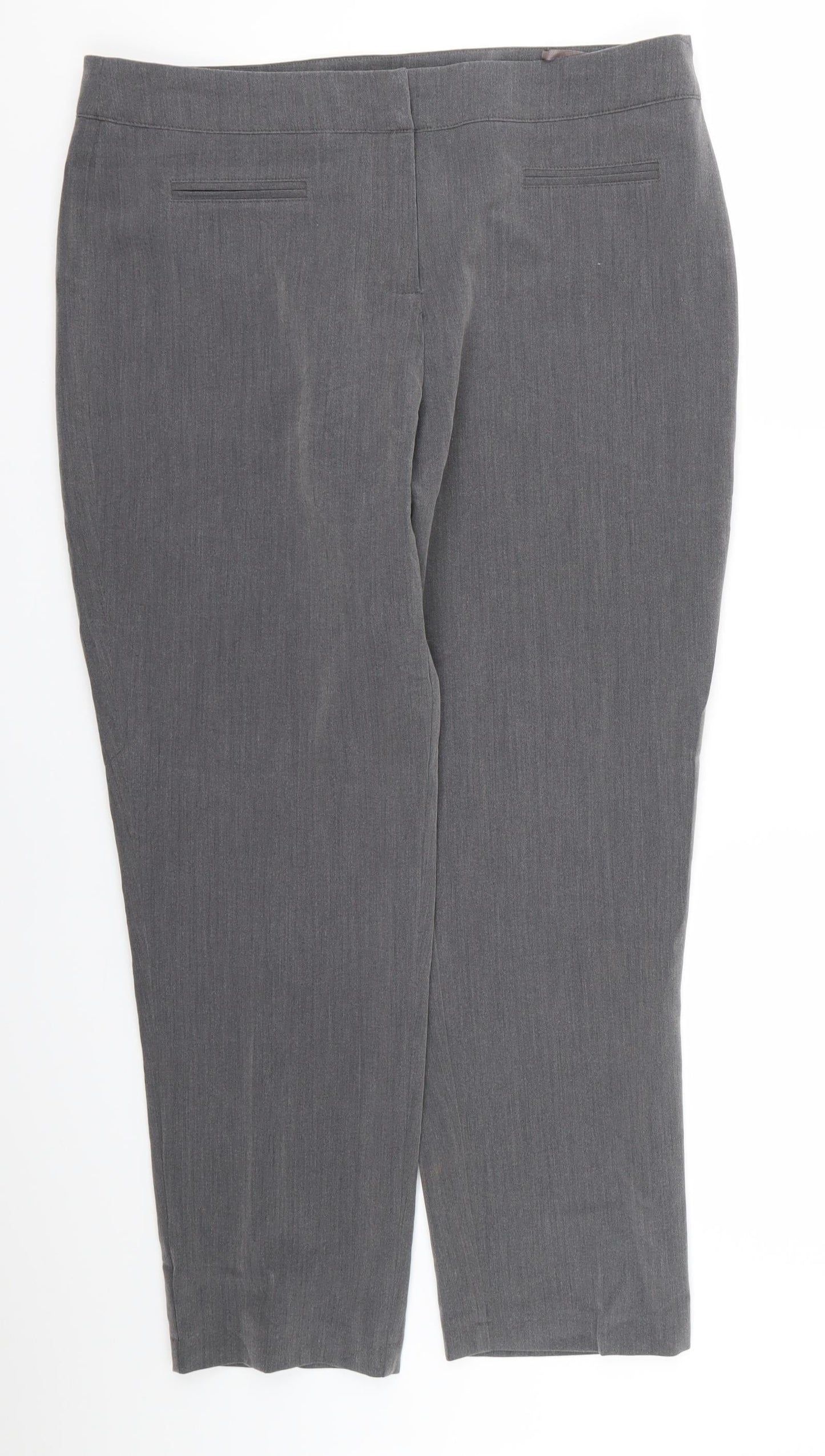 Classic Womens Grey   Trousers  Size 14 L27 in