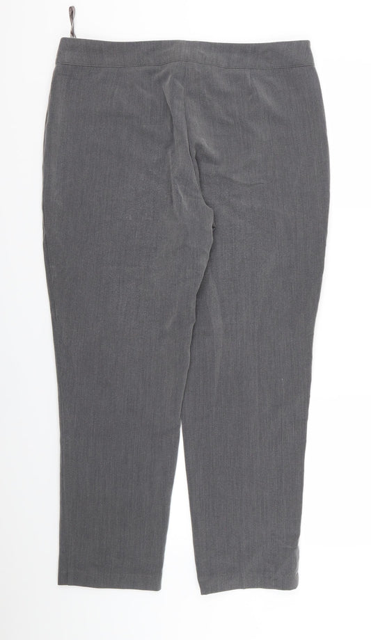 Classic Womens Grey   Trousers  Size 14 L27 in