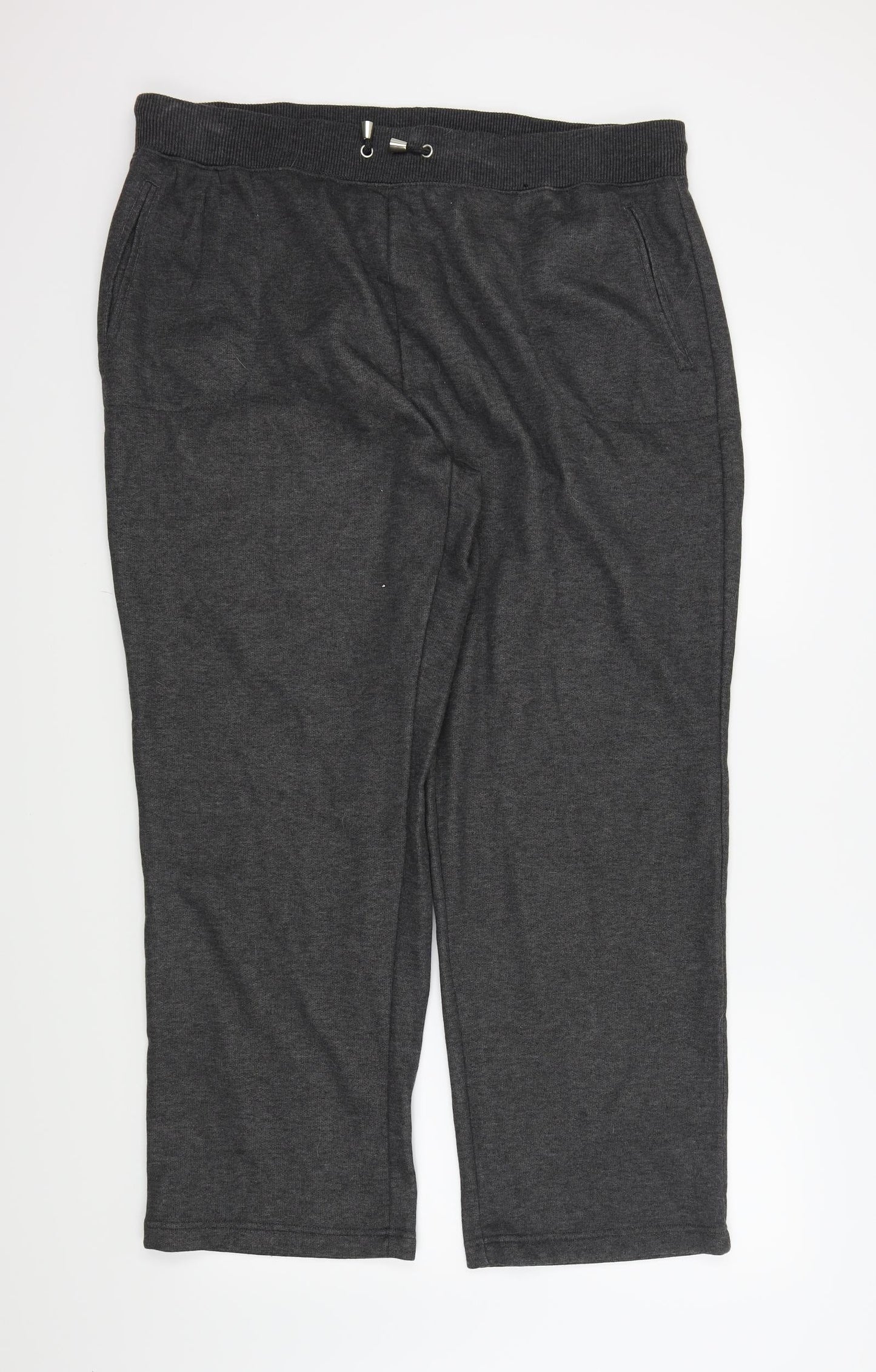 BM Womens Grey   Jogger Trousers Size L L20 in