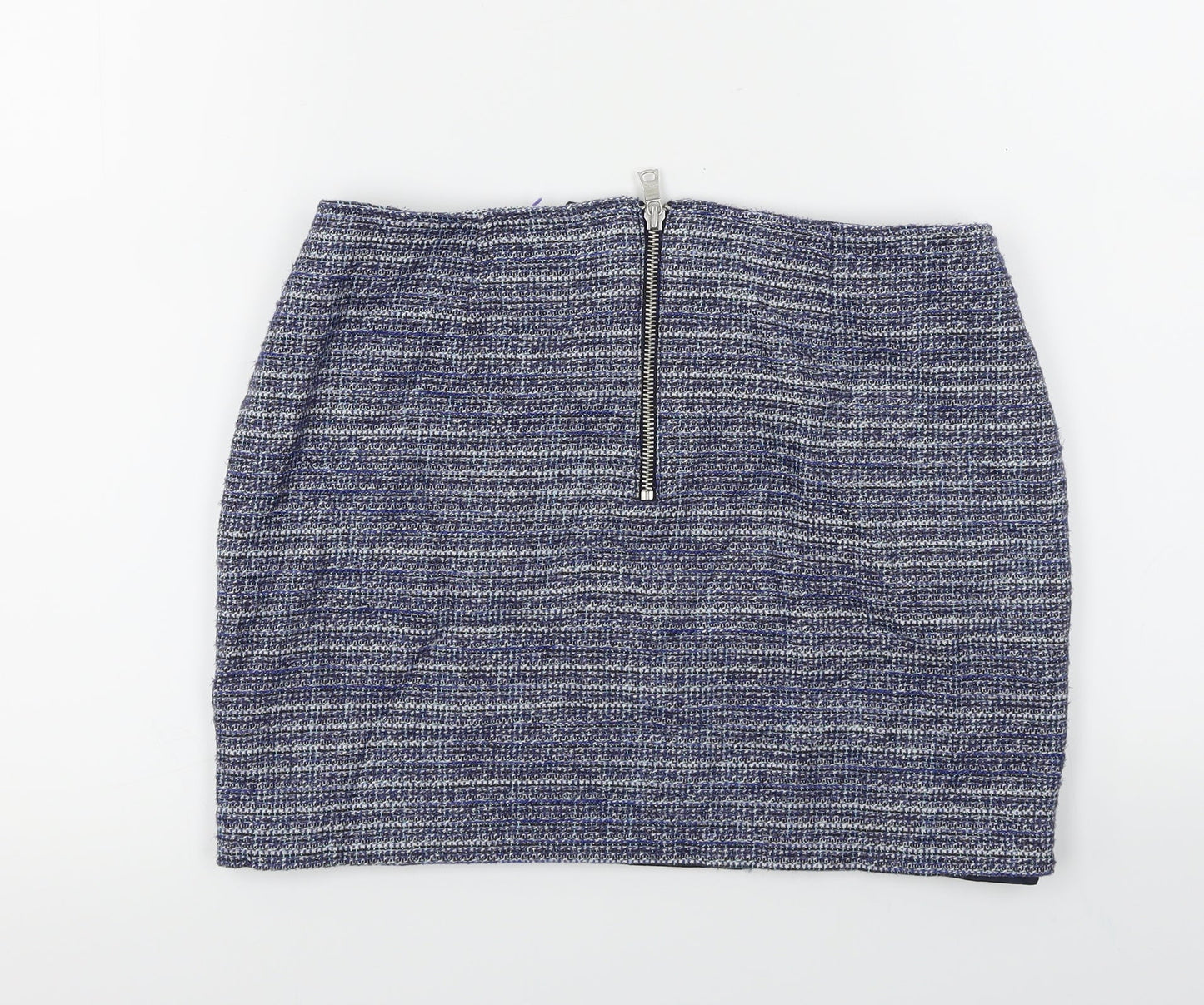 de.corp Womens Blue   A-Line Skirt Size 8
