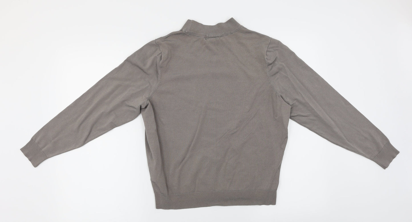 H&M Womens Grey   Pullover Jumper Size M
