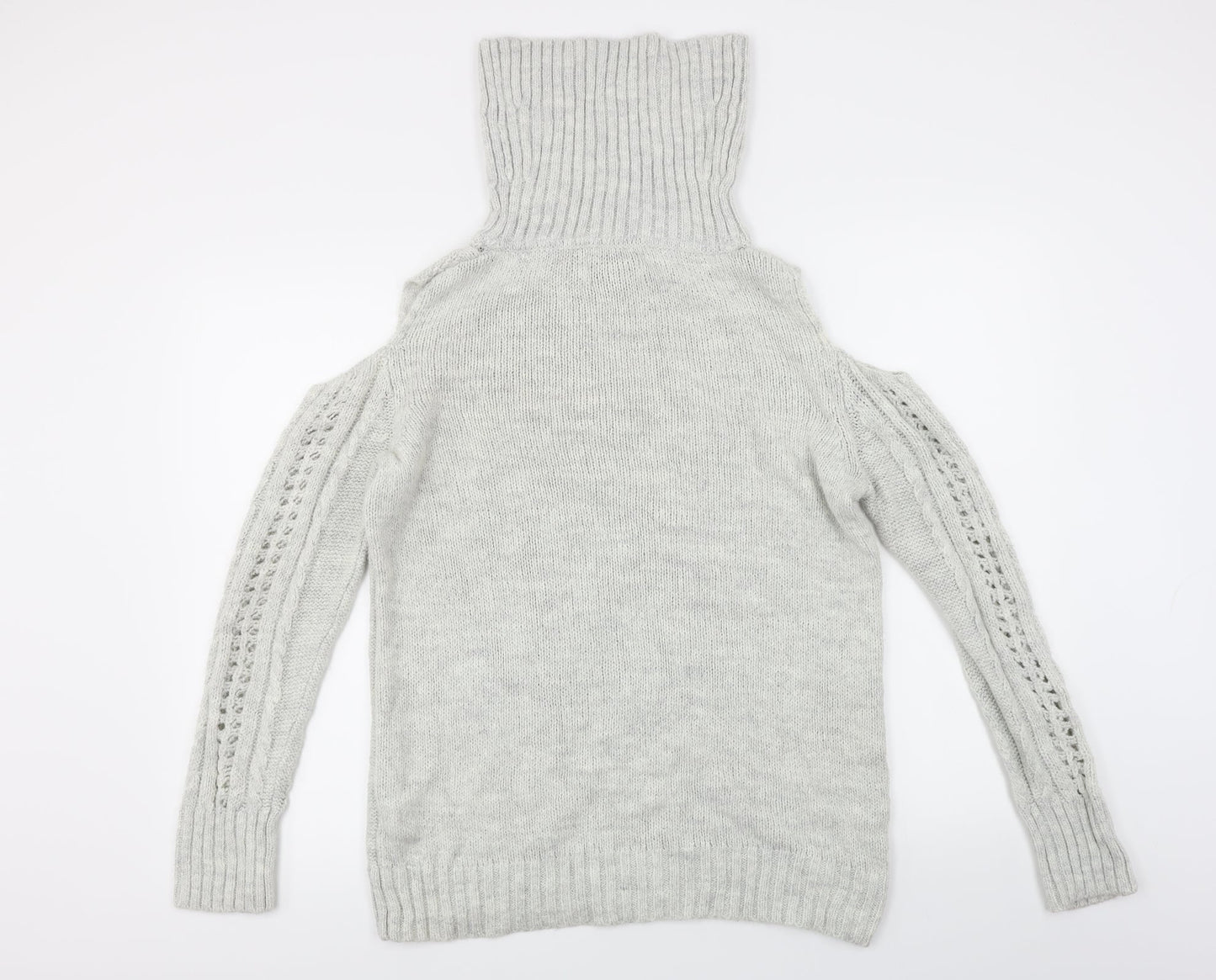 Papaya Womens Grey   Pullover Jumper Size M