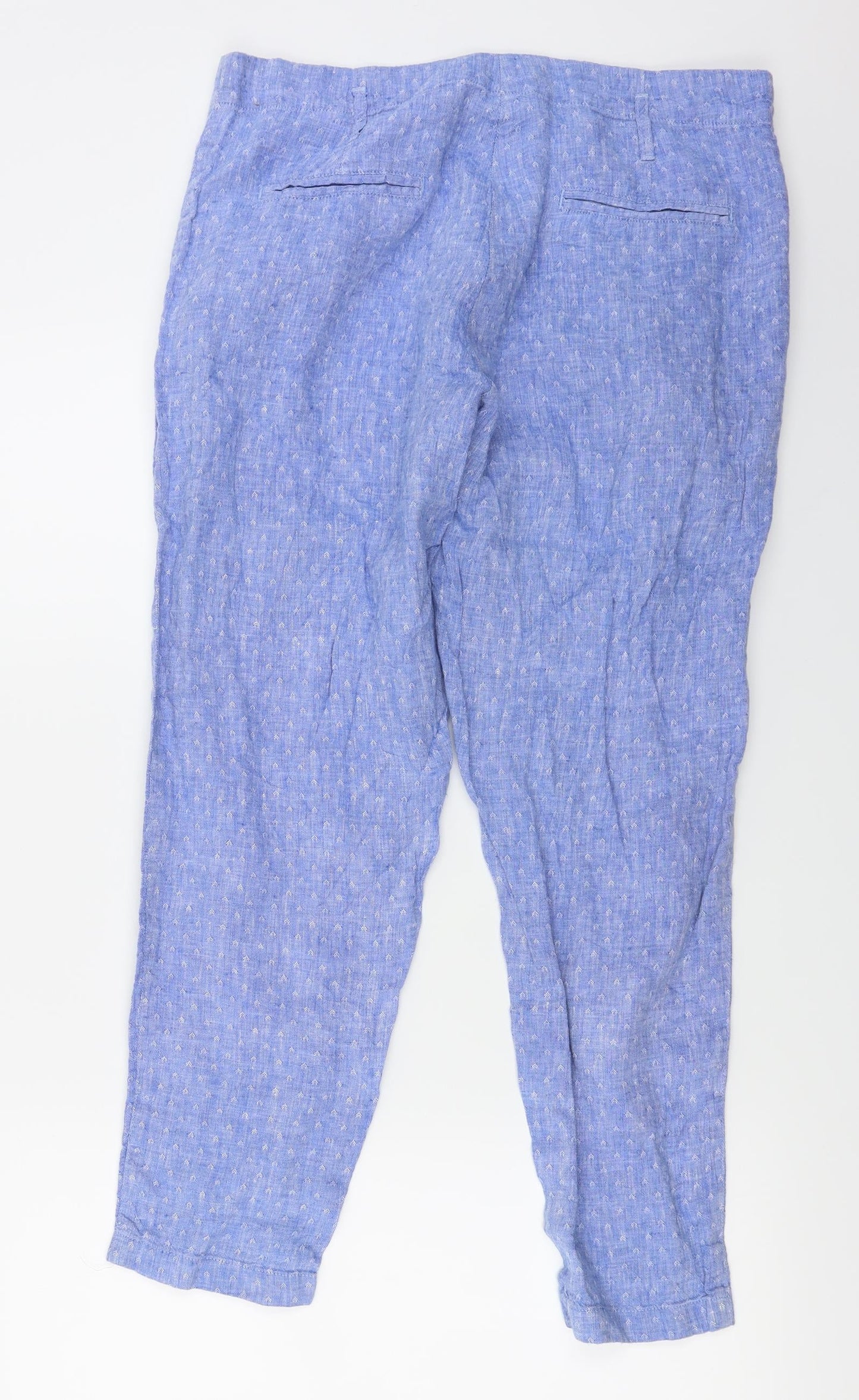 Marks and Spencer  Womens Blue   Trousers  Size 12 L24 in