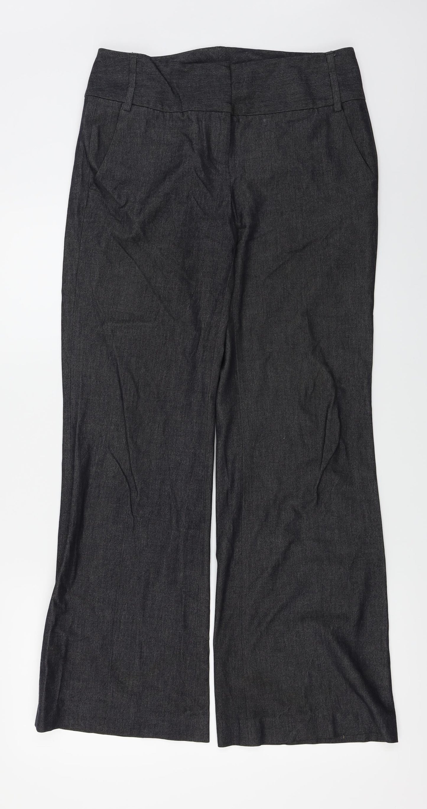 Marks and Spencer  Womens Grey   Trousers  Size 10 L29 in