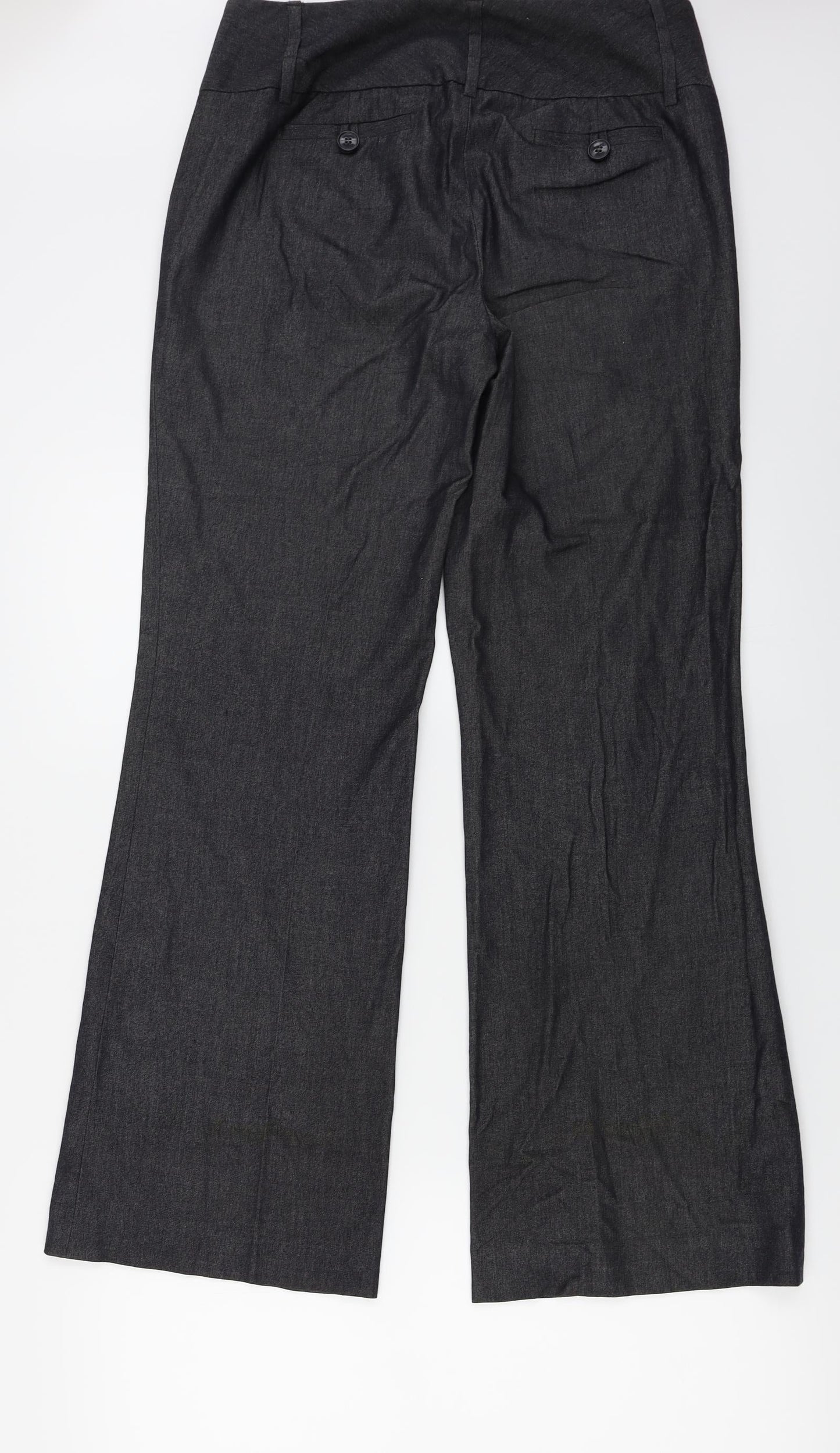 Marks and Spencer  Womens Grey   Trousers  Size 10 L29 in