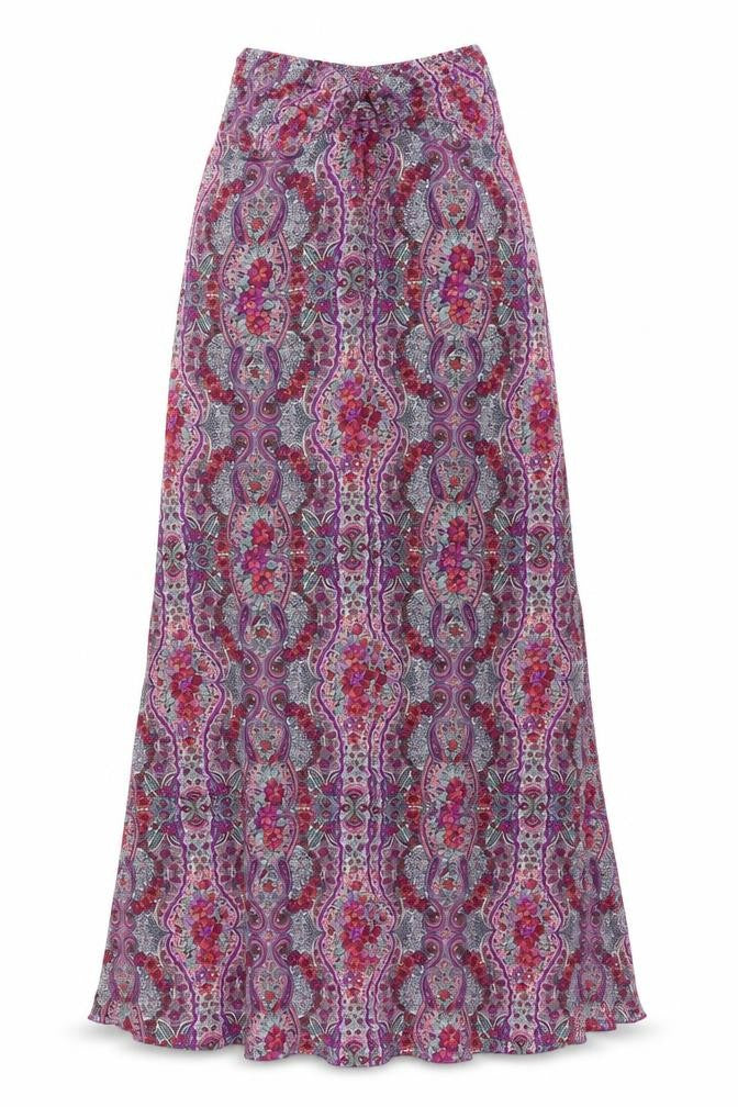 Next  Womens Purple Floral  A-Line  Size 8