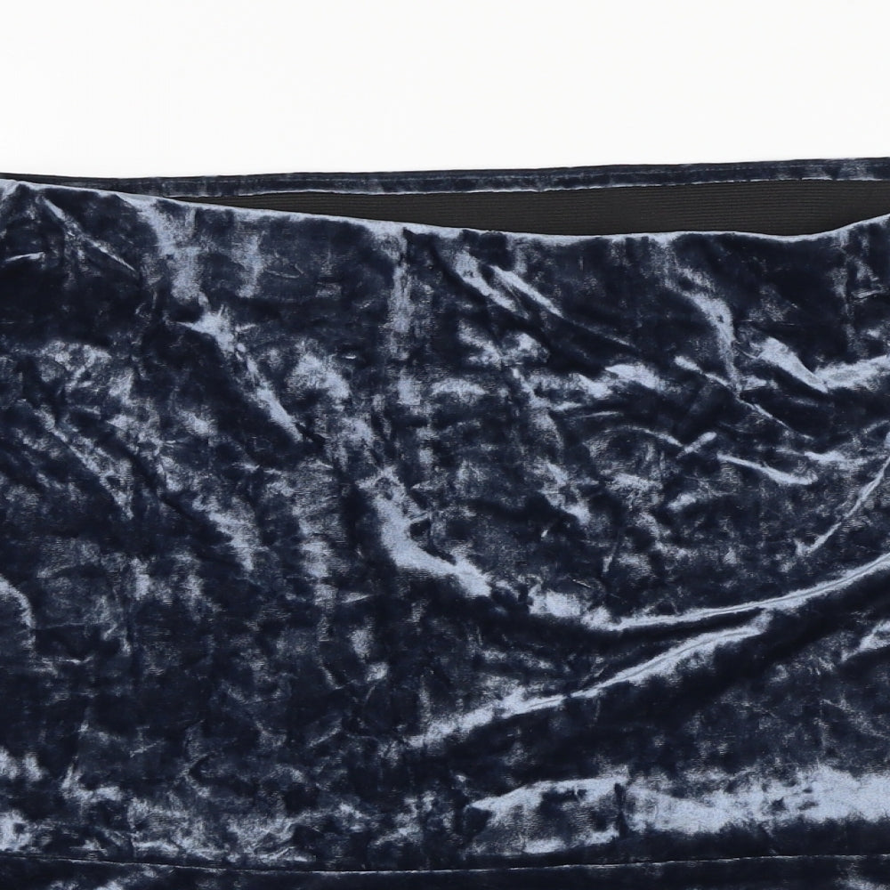 Yessica  Womens Blue   A-Line Skirt Size M