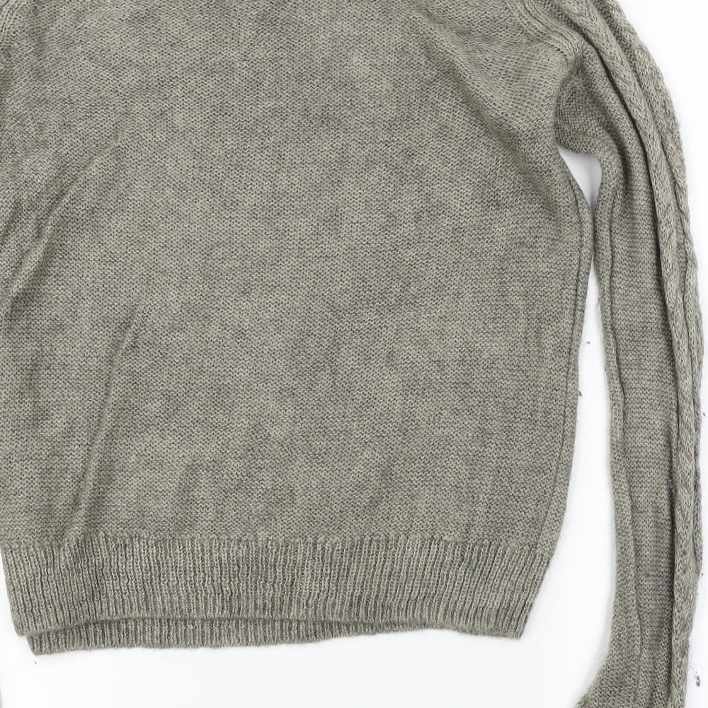 H&M Womens Grey   Pullover Jumper Size L