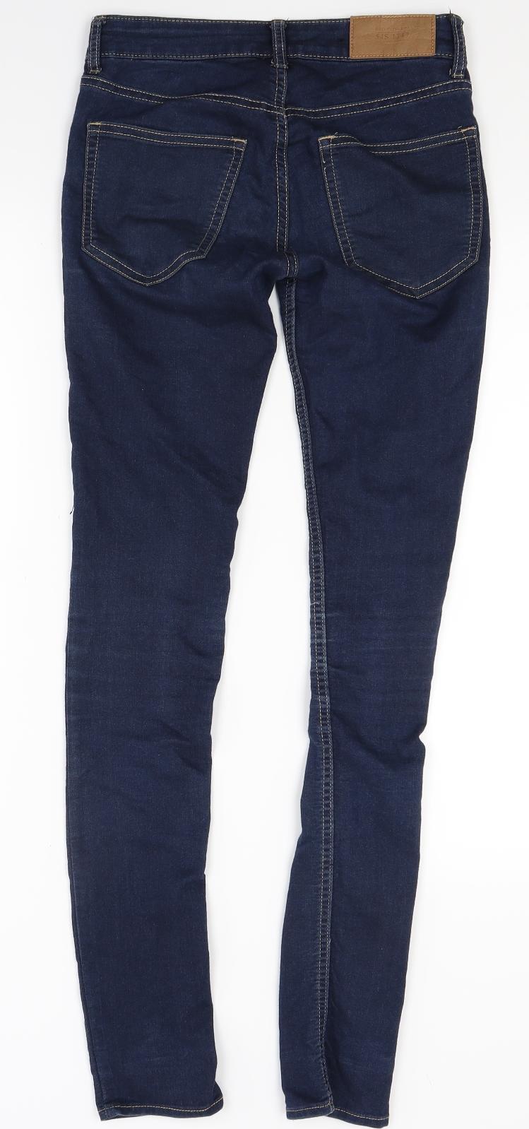 Divided Womens Blue  Denim Jegging Jeans Size 6 L29 in