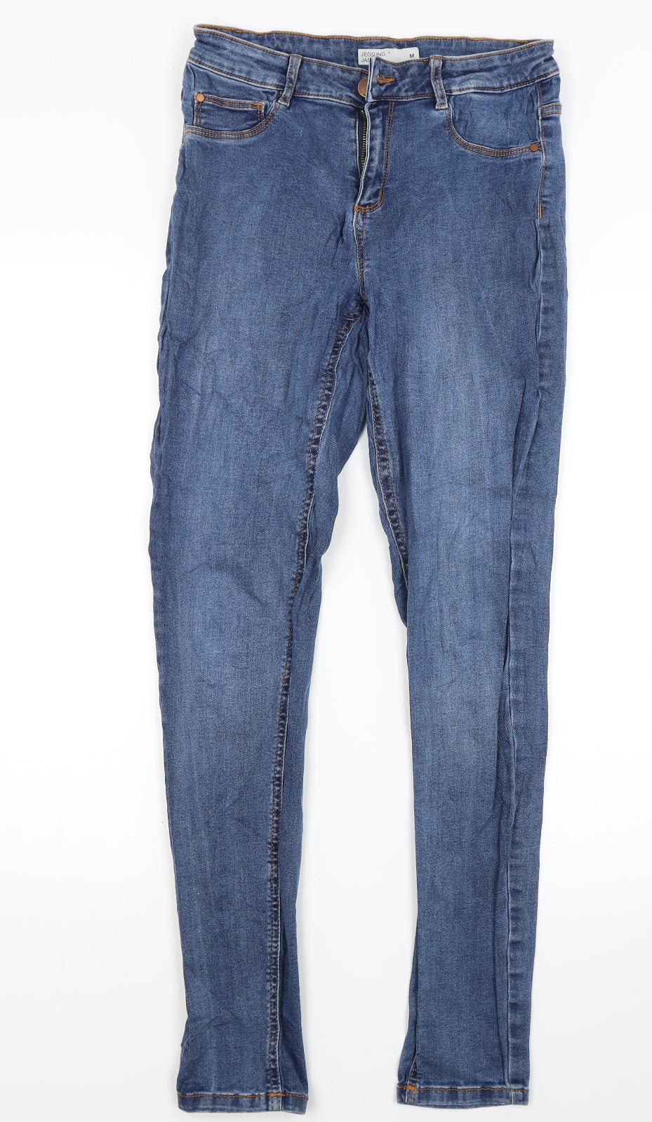 Top shop Womens Blue  Denim Skinny Jeans Size M L27.5 in