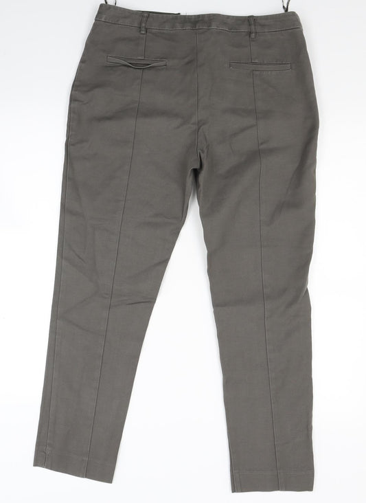 Oasis Womens Brown   Trousers  Size 12 L27 in