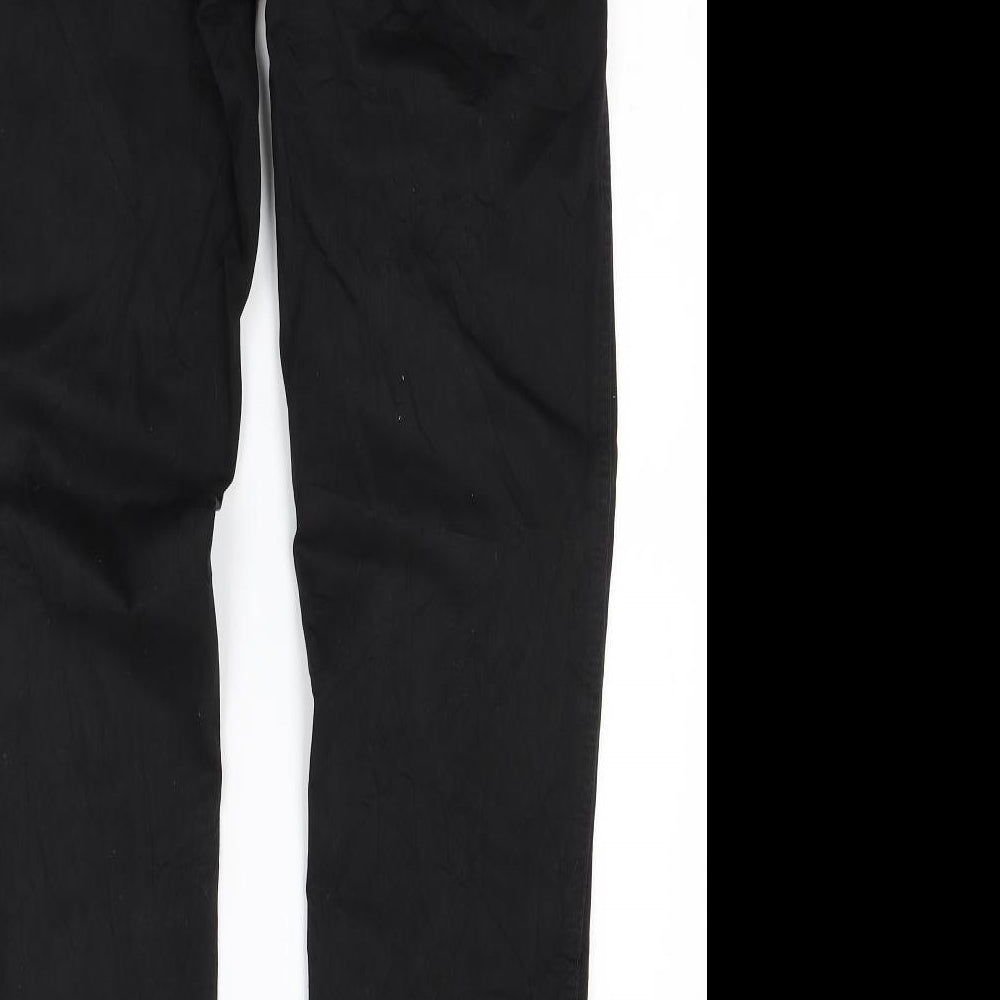 Preworn Womens Black  Denim Skinny Jeans Size 10 L27 in