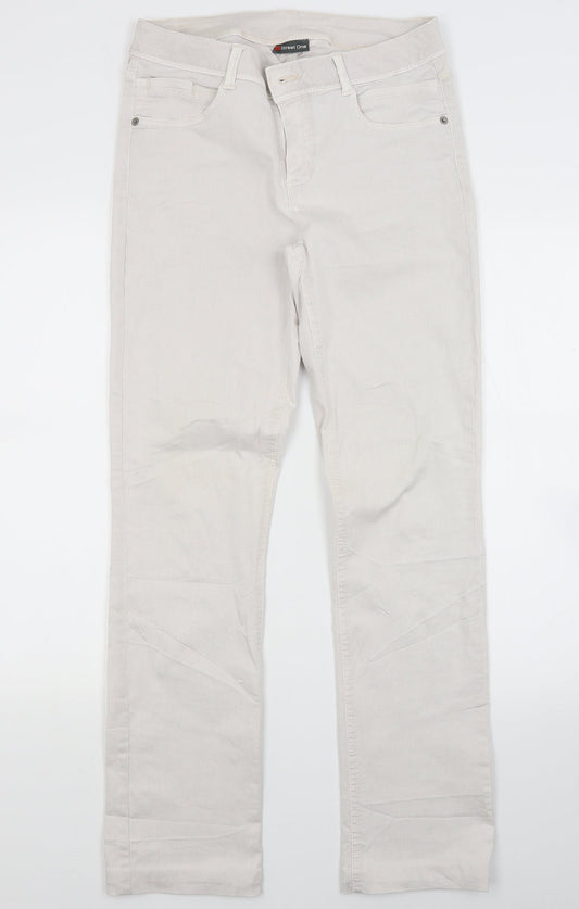 Street One Womens White  Denim Skinny Jeans Size 29 in L32 in