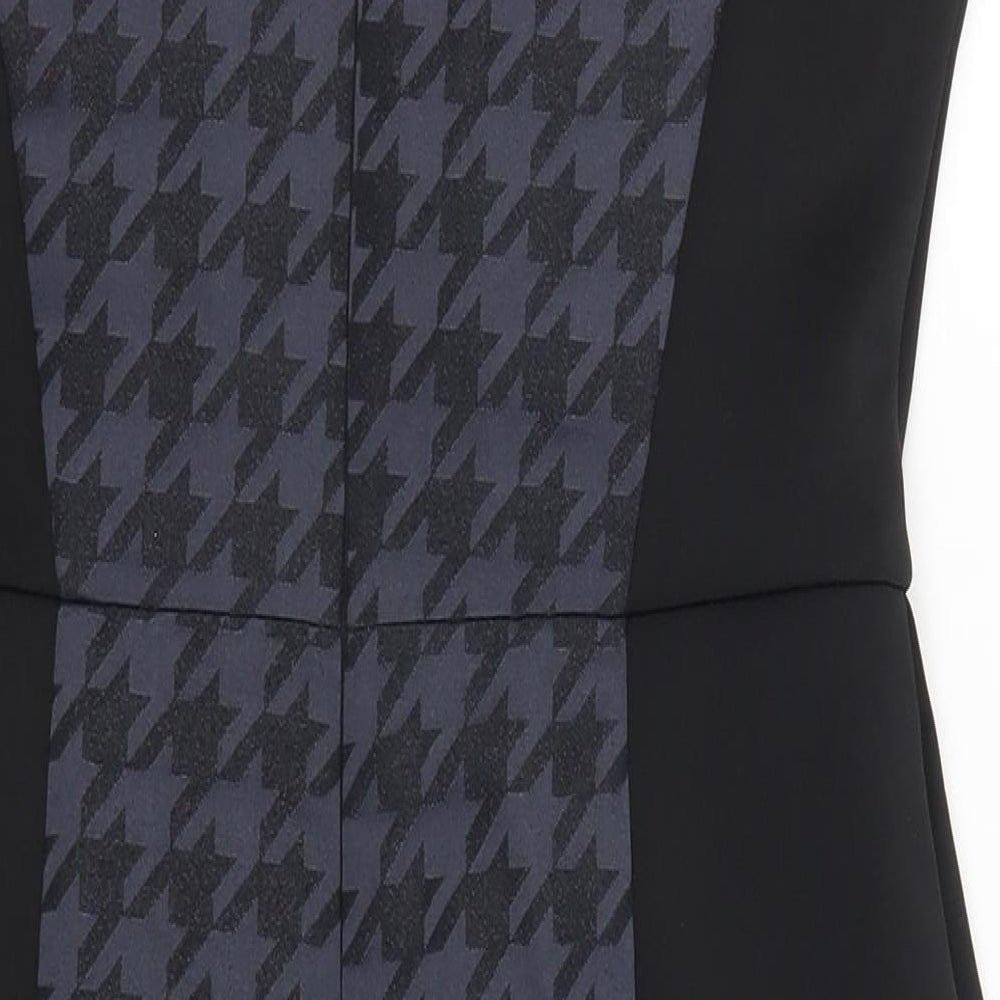 Atmosphere Womens Blue Herringbone  Pencil Dress  Size 12