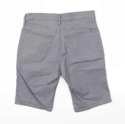 m&s Mens Grey   Capri Trousers Size 30 L20 in