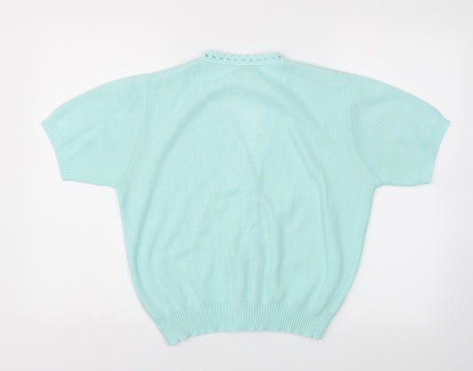 STCATHERINE  Womens Blue   Cardigan Jumper Size M