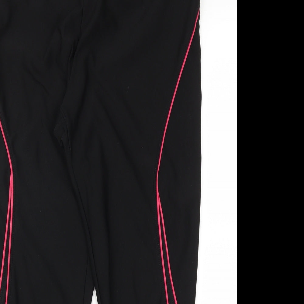Athlete works Womens Black   Capri Leggings Size M L21 in