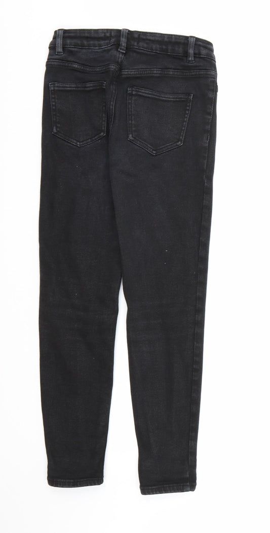New Look Womens Black  Denim Skinny Jeans Size 8 L25 in