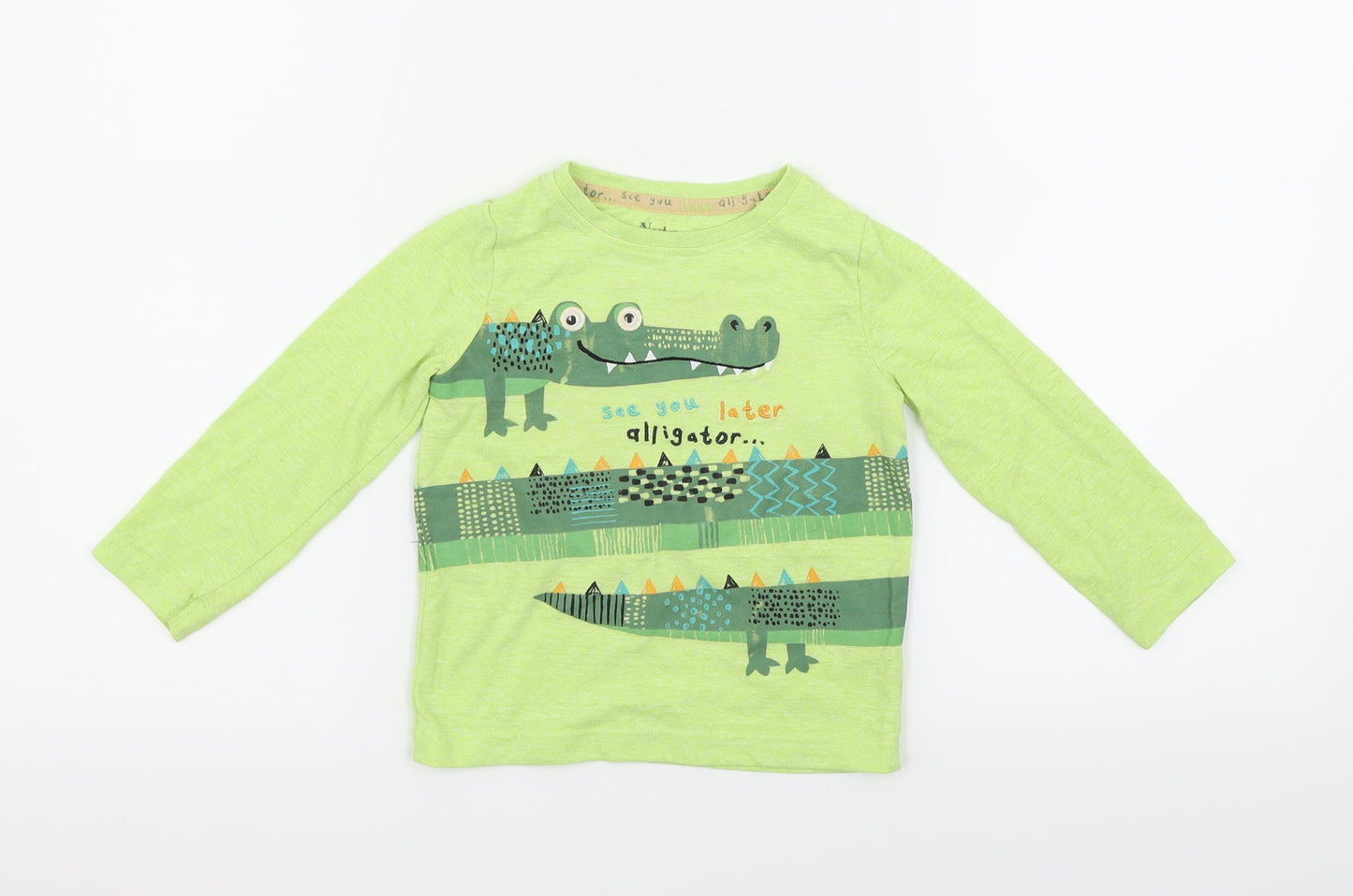 Nutmeg  Green   Basic T-Shirt Size 18-24 Months  - alagator