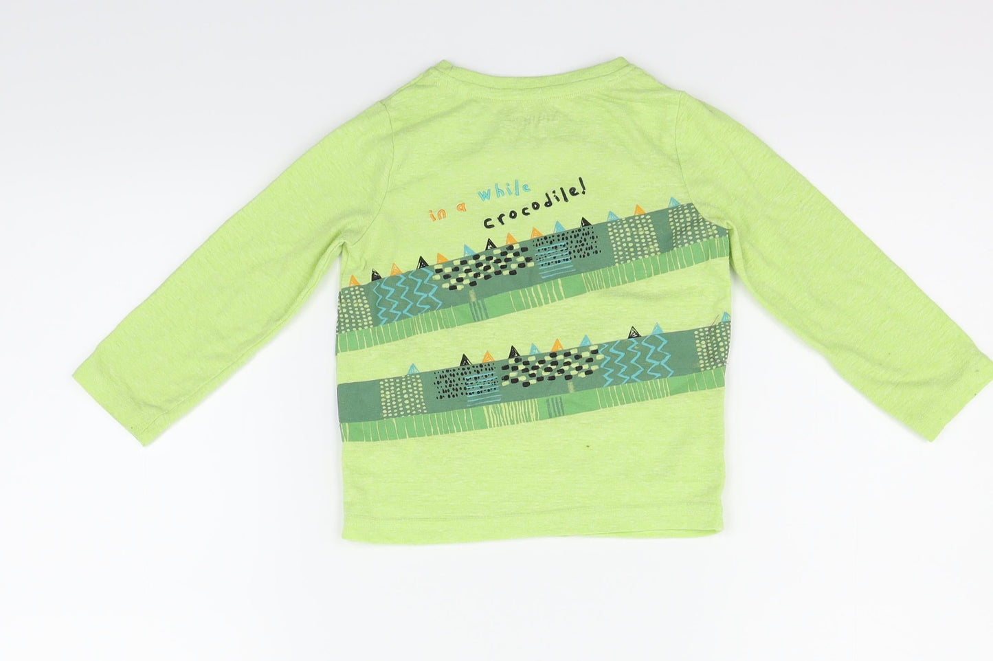 Nutmeg  Green   Basic T-Shirt Size 18-24 Months  - alagator